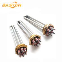 custom 3kw/6kw/9kw/12kw/15kw industrial ss304 coil immersion heater element water